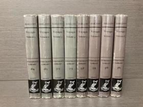 Hakluyt’s Voyages（理查德·哈克卢依特《航海全书》八卷全，布面精装，全部带护封，老版经典人人文库，难得品相）
