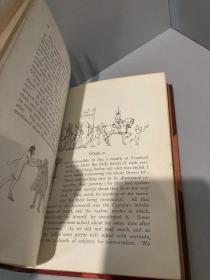 Cranford（盖斯盖尔《克兰福镇》，Hugh  Thomson经典插图，英国名家装帧工坊Bayntun四分之三真皮精装，1894年古董书）
