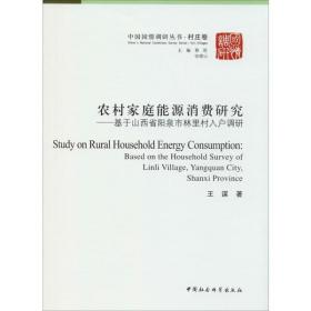 农村家庭能源消费研究——基于山西省阳泉市林里村入户调研 王谋