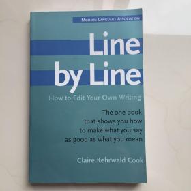 正版全新Line by Line：How to Edit Your Own Writing逐行：如何编辑自己 9780395393918