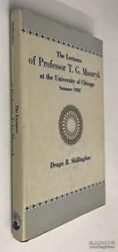 The Lectures Of Professor T.g. Masaryk At The University Of Chicago, Summer 1902-1902年夏，T.g.Masaryk教授在芝加哥大学的讲座