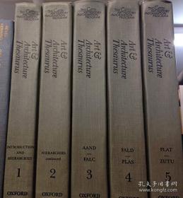 Art &amp; Architecture Thesaurus, Five Volume Set