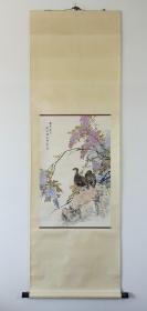 郑禹林（浙江著名书画家）1993年作品《花鸟》