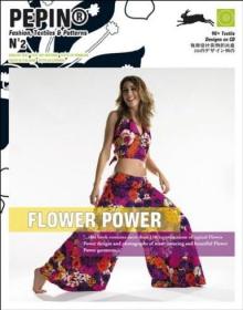 【原版】Flower Power CD Rom (Pepin Fashion  Textiles & Patterns)