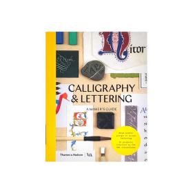 現貨 英文原版 Calligraphy and Lettering: A Maker's Guide 書法與刻字:制造者指南 藝術字體設計書籍