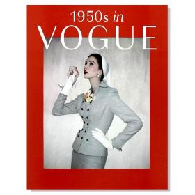 现货 1950s in Vogue 杰西卡戴维斯主编作品 50年代的Vogue杂志 时尚服装摄影插图探索 标志性时尚图片收录 英文原版