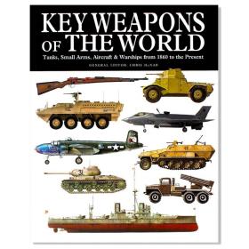 现货 Key Weapons of the World 1860年至今世界上重型武器视觉解析 海陆空多方位重型武器展示解说 英文原版
