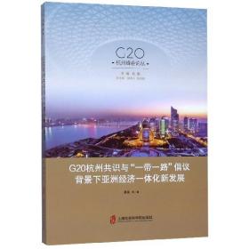 G20杭州共识与一带一路倡议背景下亚洲经济一体化新发展/G20杭州峰会论丛