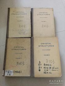 CRYSTAL STRUCTURES【晶体结构】第1-3.5卷+晶体结构1-2卷补编（6本合售）