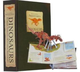 正版现货 立体书 史前恐龙百科3D折叠书儿童书 Pop-Up Dinosaurs