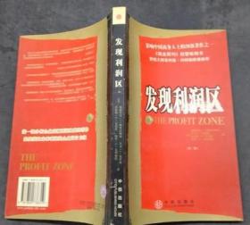 原版老书 影响中国商务人士的著作 发现利润区 凌晓东著中信出版