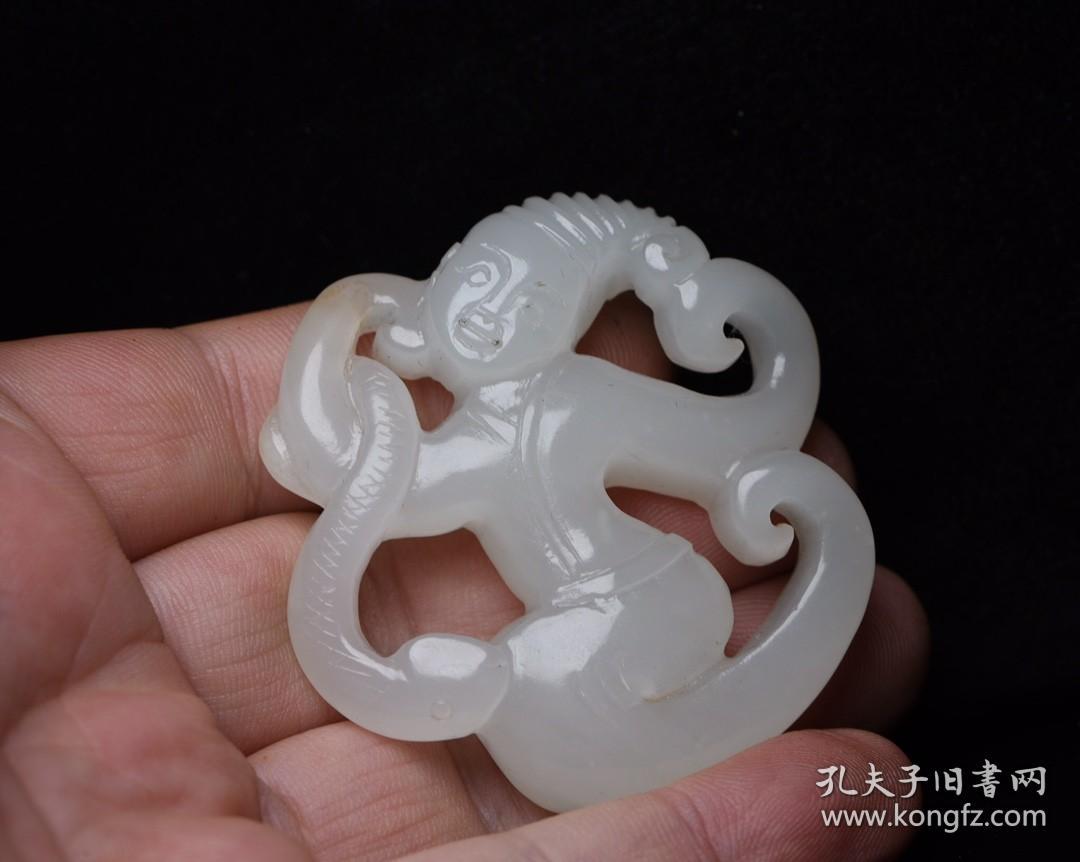 和田玉舞人规格515112厘米重41克