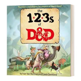 寫給兒童的龍與地下城 數字認知 精裝 123s of D&D Dungeons & Dragons Children's Book 英文原版兒童讀物 進口英語書籍 /Ivan
