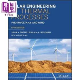Solar Engineering Of Thermal Processes 英文原版 太阳能热工学