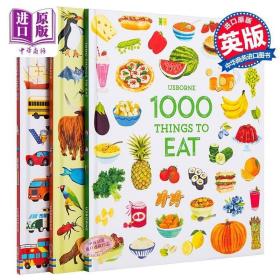 1000种物品系列儿童图文百科3册套装 英文原版 大开本 精装 纸板?
