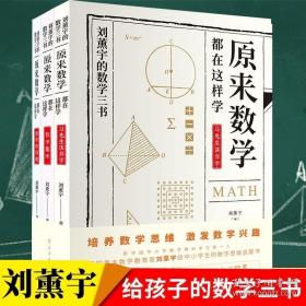 正版全新原来数学可以这样学 给孩子的数学三书刘薰宇套装3本数学