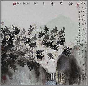 卢禹舜（出生于黑龙江省哈尔滨市，中国国家画院院长，享受国务院政府特殊津贴）山水画