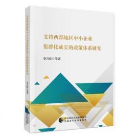 支持西部地区中小企业集群化成长的政策体系研究 李兴旺中国财政