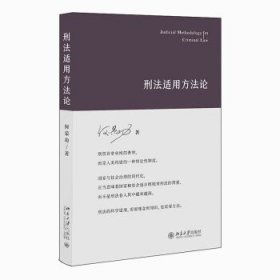 刑法适用方法论 何荣功北京大学出版社9787301328262
