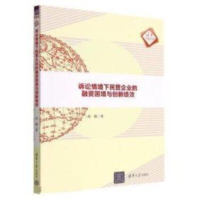 诉讼情境下民营企业的融资困境与创新绩效 孙毅清华大学出版社