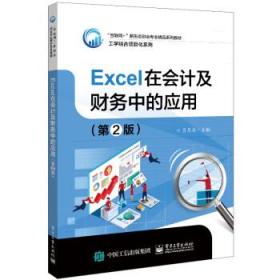 Excel在会计及财务中的应用 肖月华电子工业出版社9787121379499