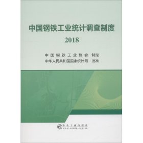 中国钢铁工业统计调查制度:2018 中国钢铁工业协会冶金工业出版社
