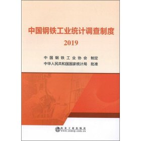 中国钢铁工业统计调查制度2019 中国钢铁工业协会冶金工业出版社9