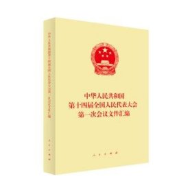 中华人民共和国第十四届全国人民代表大会第一次会议文件汇编 全