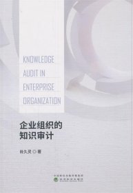 企业组织的知识审计 肖久灵经济科学出版社9787514194821