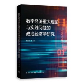 数字经济重大理论与实践问题的政治经济学研究 黄再胜格致出版社9