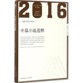 2016中篇小说选粹 杨庆祥北岳文艺出版社9787537850810
