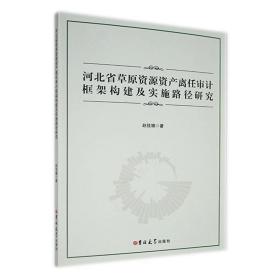 正版全新河北省原資源資產離任審計框架構建及實施路徑研究趙佳娜  經濟書籍