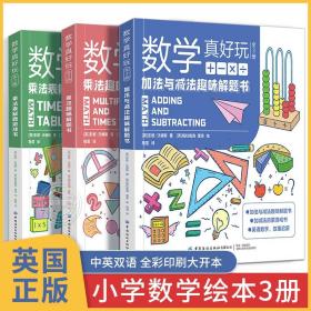 英国数学真好玩全套3册 数学绘本二年级一年级三年级思维训练幼儿启蒙教材幼儿园加减法推荐好玩的系列中班大班 新加坡中文版