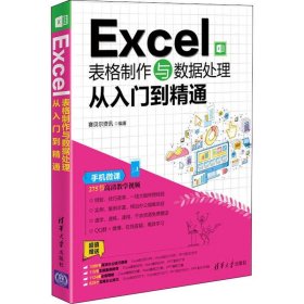 Excel表格制作与数据处理从入门到精通