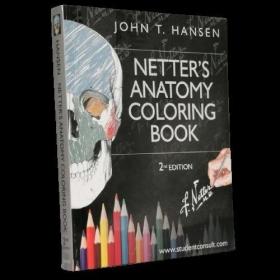 Netter's Anatomy Coloring Book奈特医学解剖涂色书英文2e