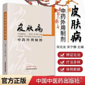 医学书正版 皮肤病中药外用制剂 宋兆友 宋宁静 9787513231664 中国中医药出版社