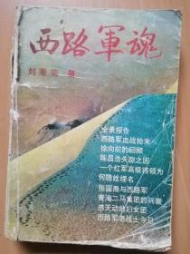 西路军魂（刘秉荣著，群众出版社，1991年2月，32开351页）