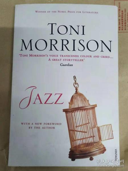 Jazz 英文原版 《爵士乐》 托尼·莫里森的经典作品