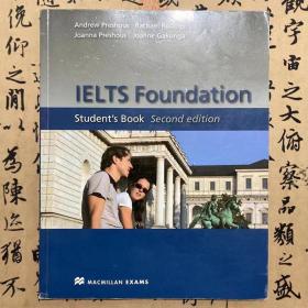 【正版二手】雅思基礎學生用書  IELTS Foundation: Student's Book 2nd Revised edition Andrew Preshous;Rachael Roberts
