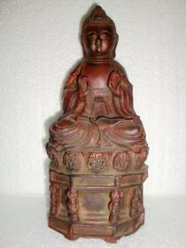 清代铜佛