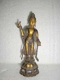 清代鎏金佛像