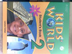 KIDS'  WORLD  Student's  Book  2.3.4  三本合售  外文原版  每本书书带一张光盘  详见图片