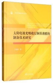 全新正版图书 太阳电池光吸收层铜基薄膜的制备技术研究王延来江苏大学出版社9787568411004 薄膜太阳能电池研究