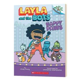 原版 学乐大树系列 莱拉和机器人1 英文原版 Layla and the Bots 英文版 进口英语书籍