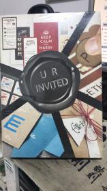 你被邀请了 卡片海报邀请函设计英文原版书籍DIY元素U R Invited