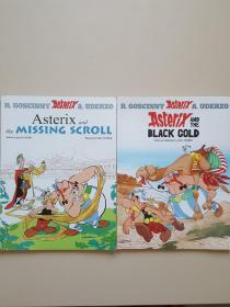 Asterix and the Black Gold、Asterix and the missing scroll(两册合售)