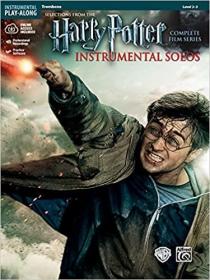 英文原版Harry Potter Instrumental Solos: Trombone, Book & CD