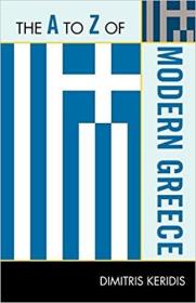 英文原版The A to Z of Modern Greece