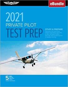 英文原版 Private Pilot Test Prep 2021