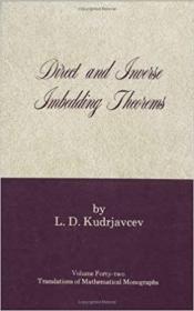 预订Direct and Inverse Imbedding Theorems